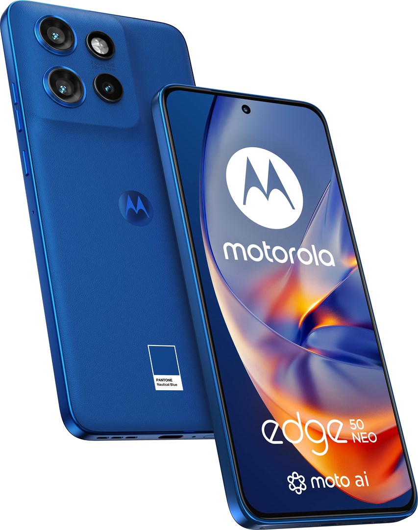Motorola Edge 50 Neo 5G (6.4") 120Hz Dual SIM Android 14 5G USB Type-C 12 GB 512 GB 4310 mAh Nautical Blue Motorola Edge 50 Neo 5G (6.4") 120Hz Dual SIM Android 14 5G USB Type-C 12 GB 512 GB 4310 mAh Nautical Blue