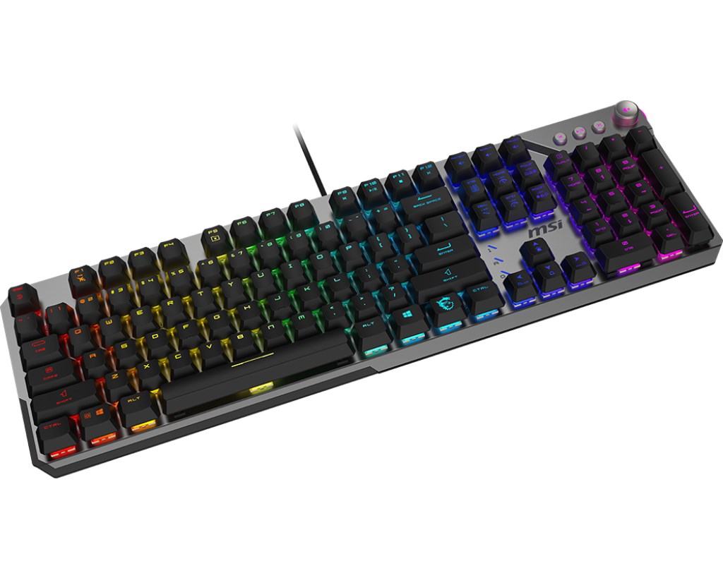 MSI STRIKE 600 SILEN keyboard Gaming USB QWERTY US English Black MSI STRIKE 600 SILEN keyboard Gaming USB QWERTY US English Black