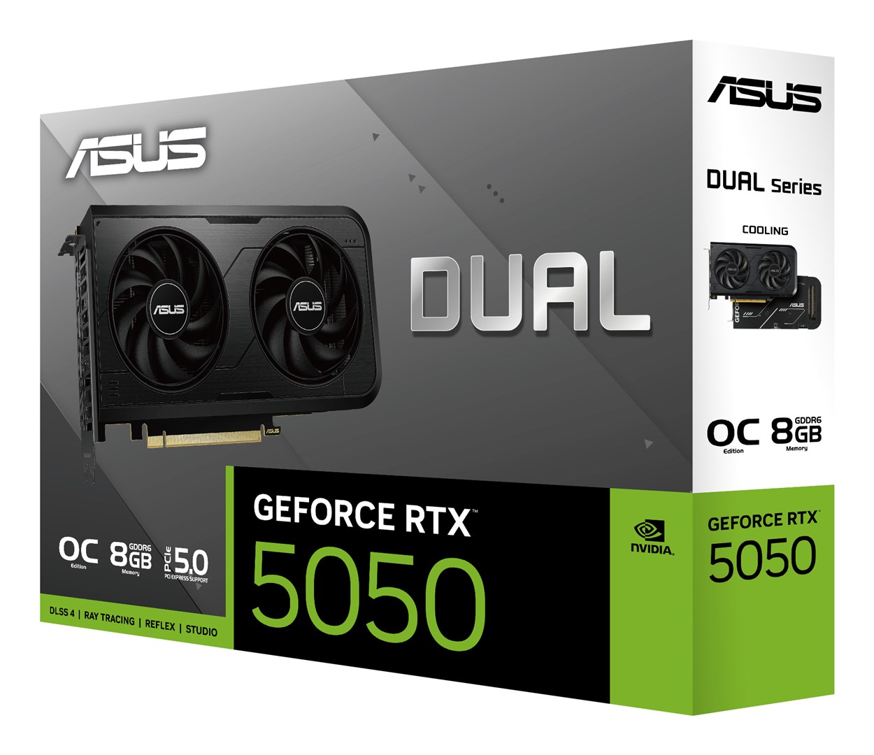 ASUS Dual NVIDIA GeForce RTX 5050 8 GB OC graphics card ASUS Dual NVIDIA GeForce RTX 5050 8 GB OC graphics card