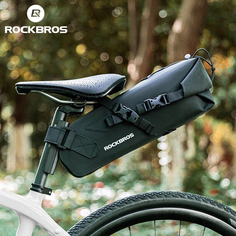 Rockbros 30130061001 3 L black waterproof bicycle saddle bag Rockbros 30130061001 3 L black waterproof bicycle saddle bag