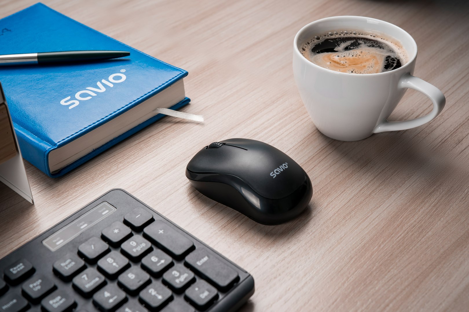 Savio KB-02 keyboard Home/Office USB QWERTY Black Savio KB-02 keyboard Home/Office USB QWERTY Black