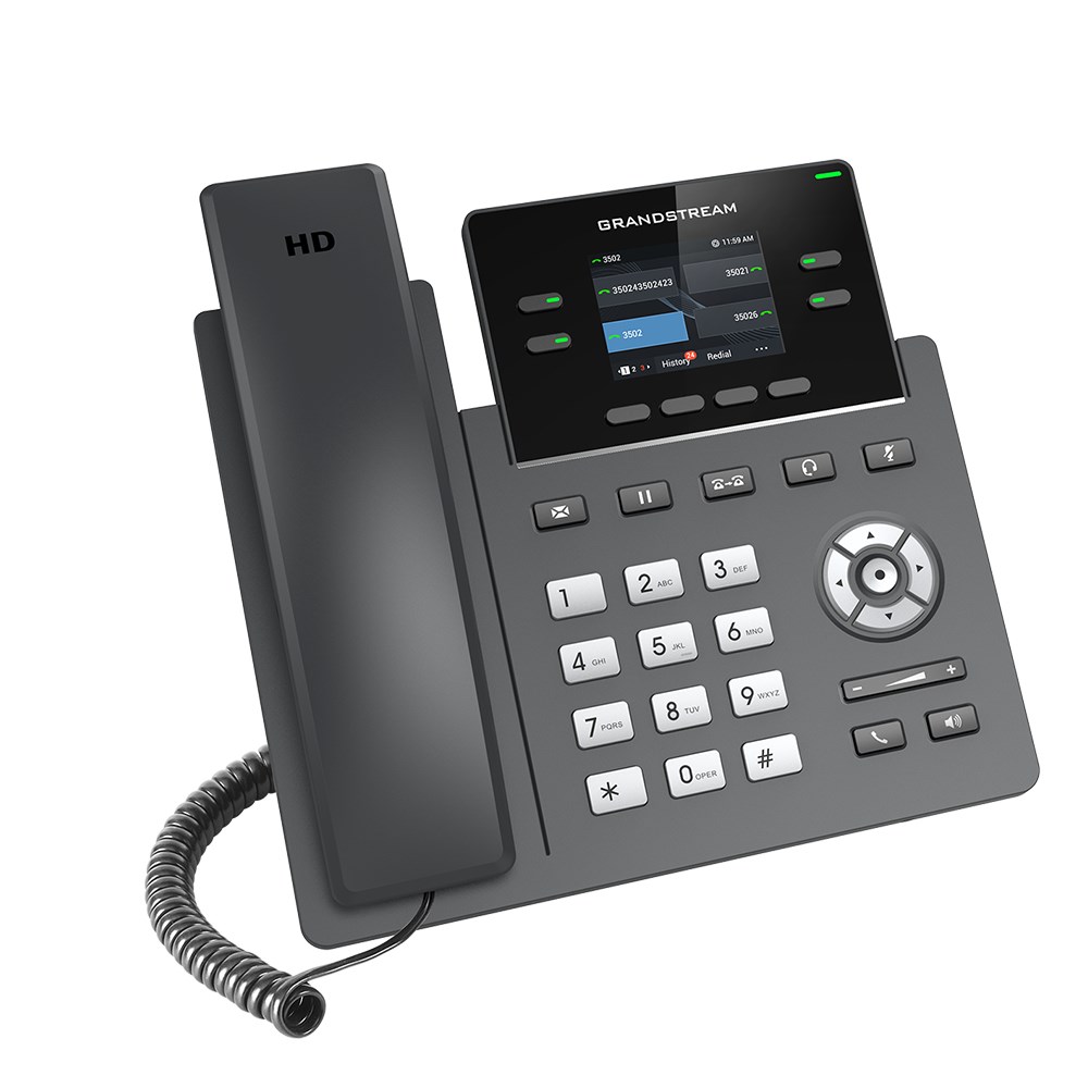 Grandstream Networks GRP2612G IP phone Black 4 lines LCD Grandstream Networks GRP2612G IP phone Black 4 lines LCD