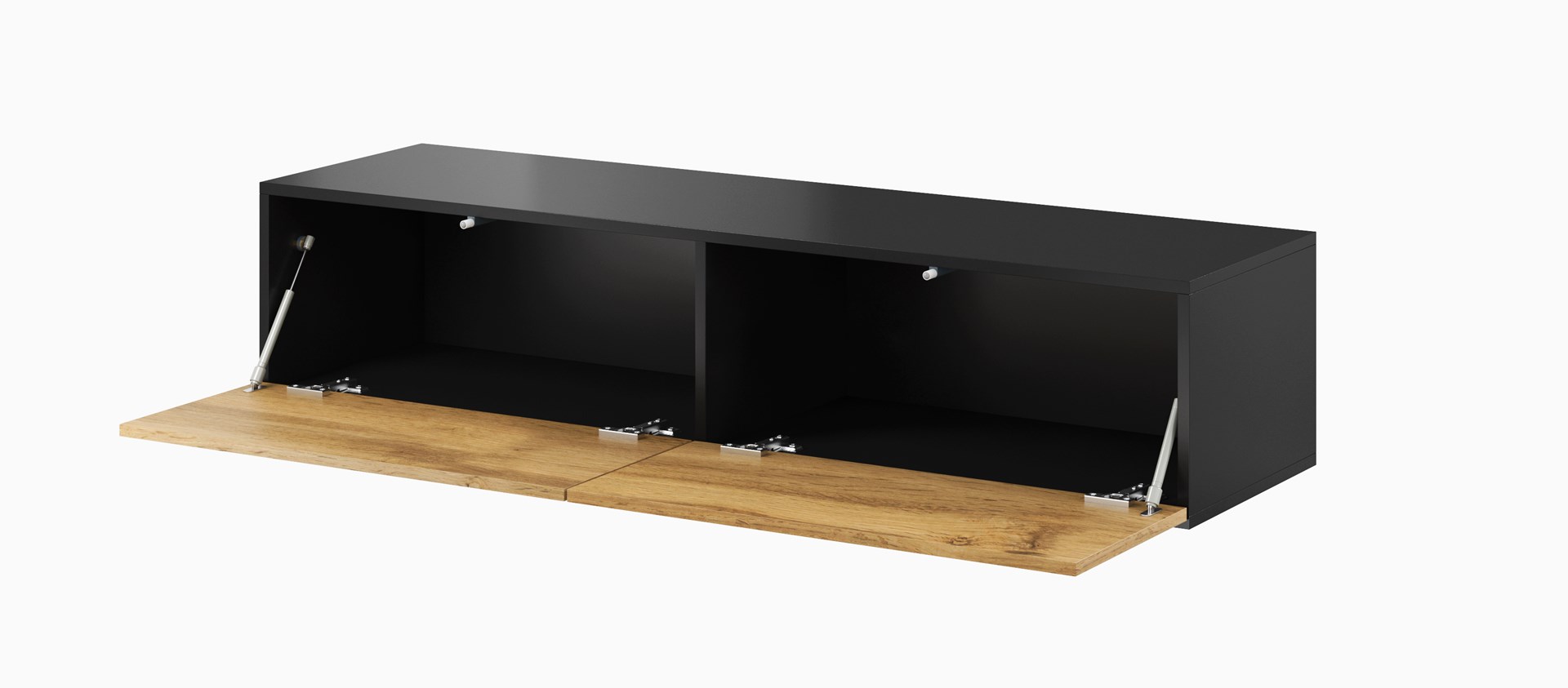 Cama living room cabinet set VIGO 13 black/wotan oak Cama living room cabinet set VIGO 13 black/wotan oak