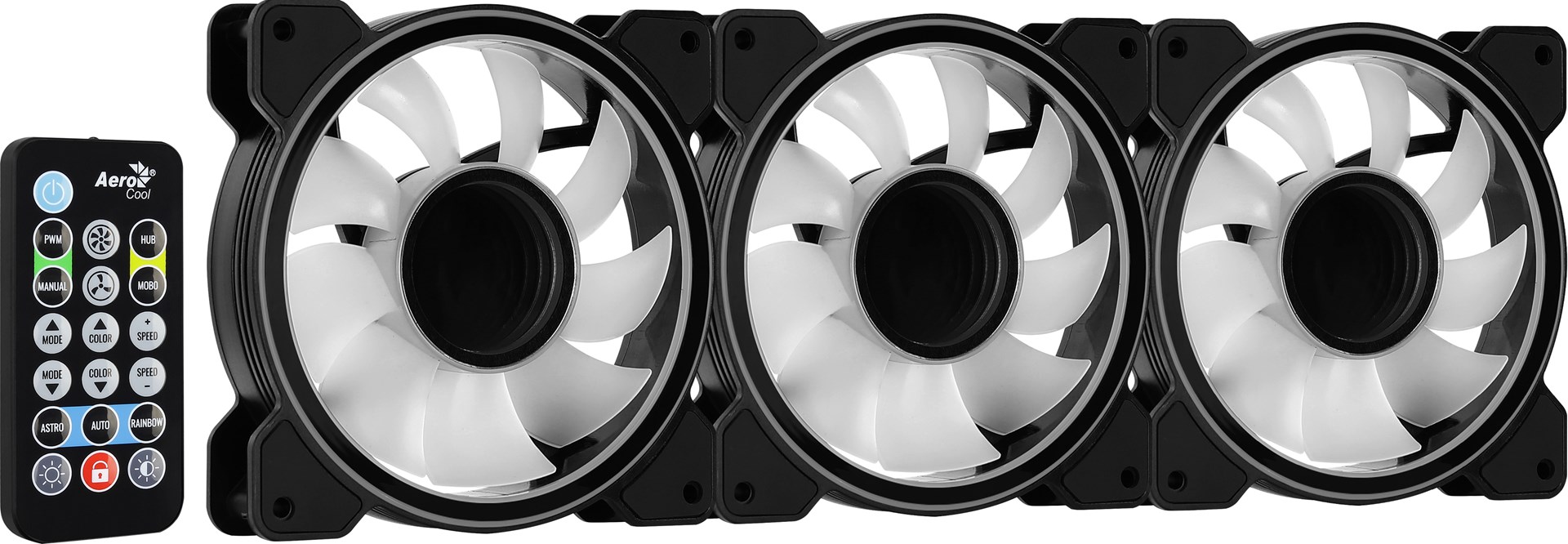 Aerocool Mirage 12 ARGB Pro Computer case Cooling set 12 cm Black Aerocool Mirage 12 ARGB Pro Computer case Cooling set 12 cm Black
