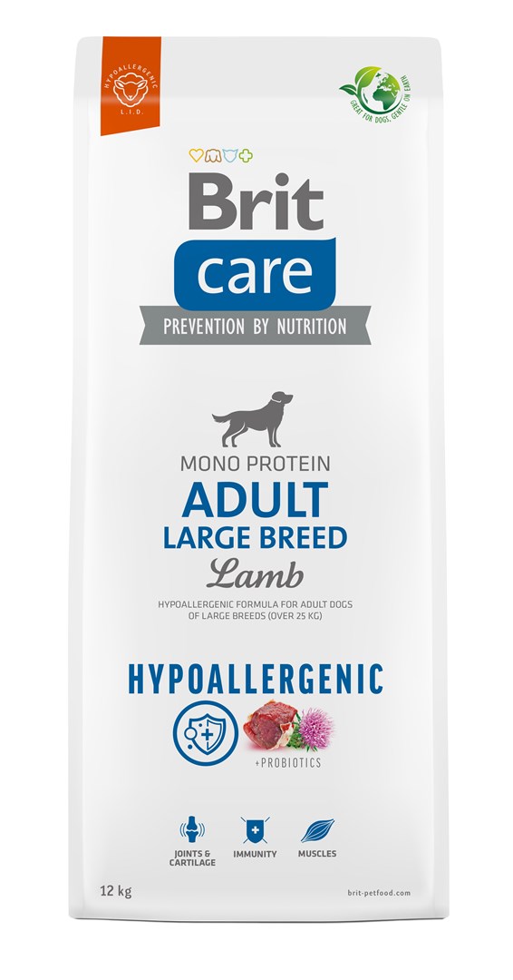 BRIT Care Hypoallergenic Adult Large Breed Lamb - dry dog food - 12 kg BRIT Care Hypoallergenic Adult Large Breed Lamb - dry dog food - 12 kg