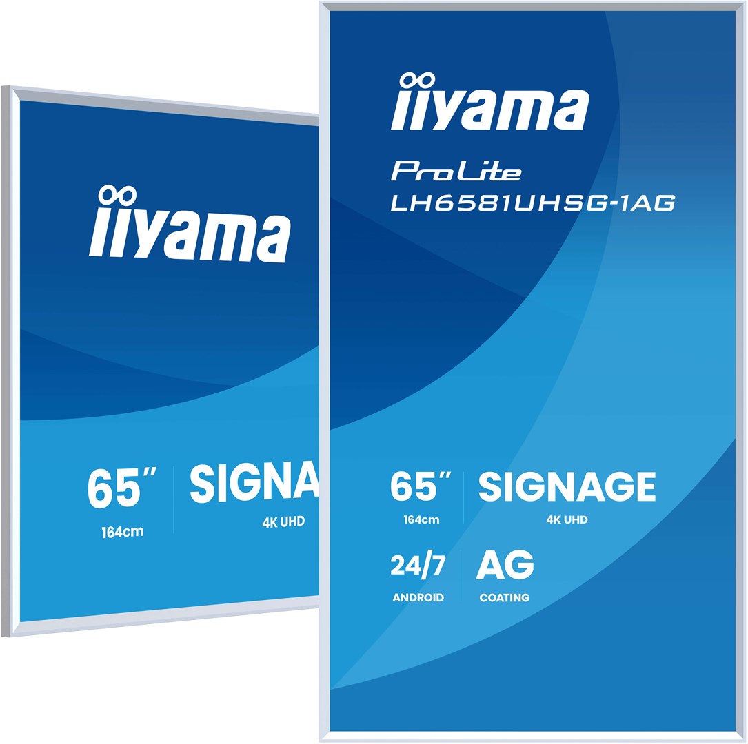 iiyama 65" 4K UHD Digital Signage Display — Sleek, Flexible, and Ready for Any Creative Space iiyama 65" 4K UHD Digital Signage Display — Sleek, Flexible, and Ready for Any Creative Space