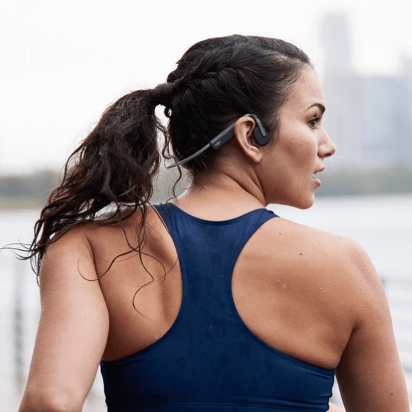 SHOKZ OpenMove Headphones Wireless Neck-band Sports Bluetooth Grey SHOKZ OpenMove Headphones Wireless Neck-band Sports Bluetooth Grey