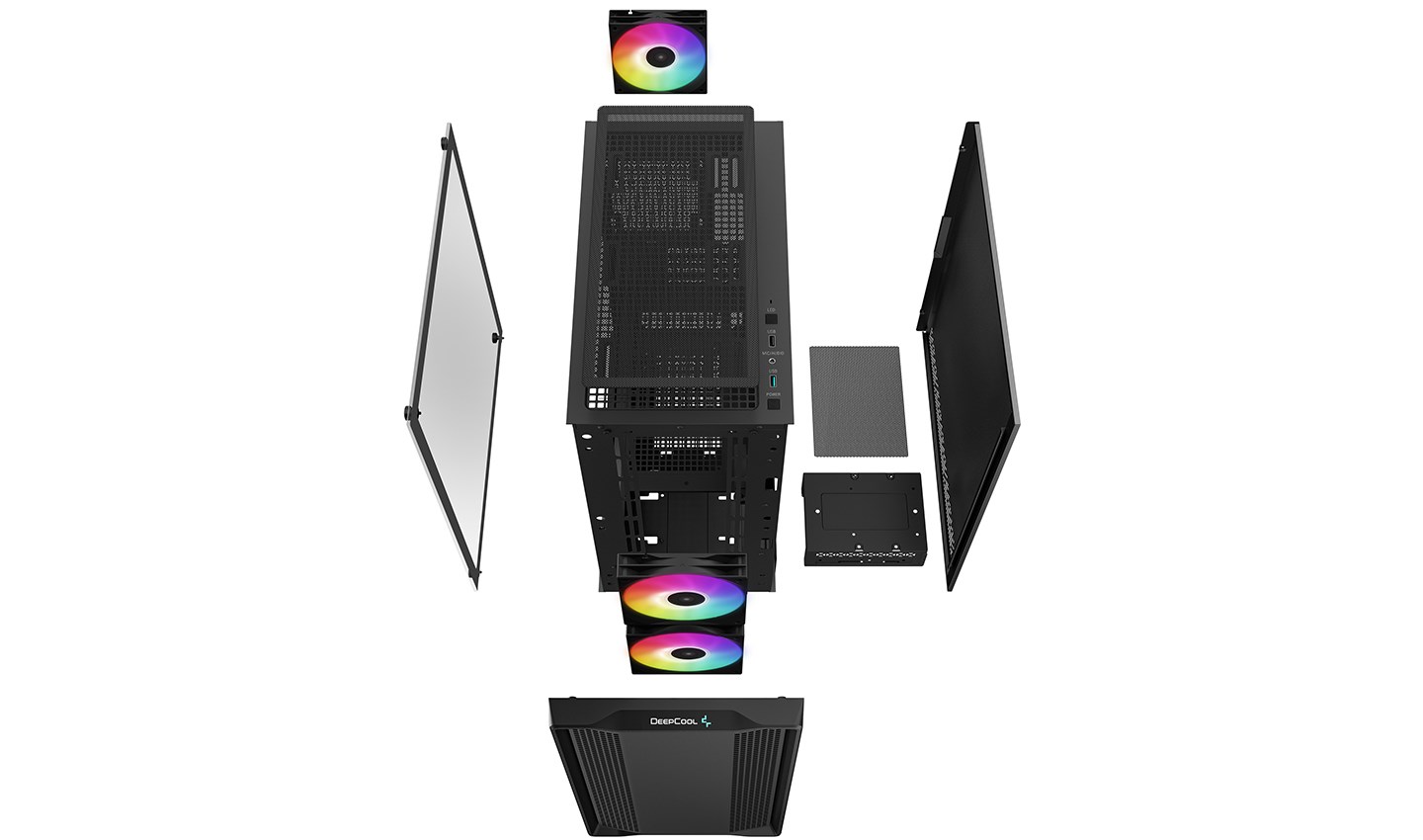 DeepCool CC360 ARGB Mini Tower Black DeepCool CC360 ARGB Mini Tower Black