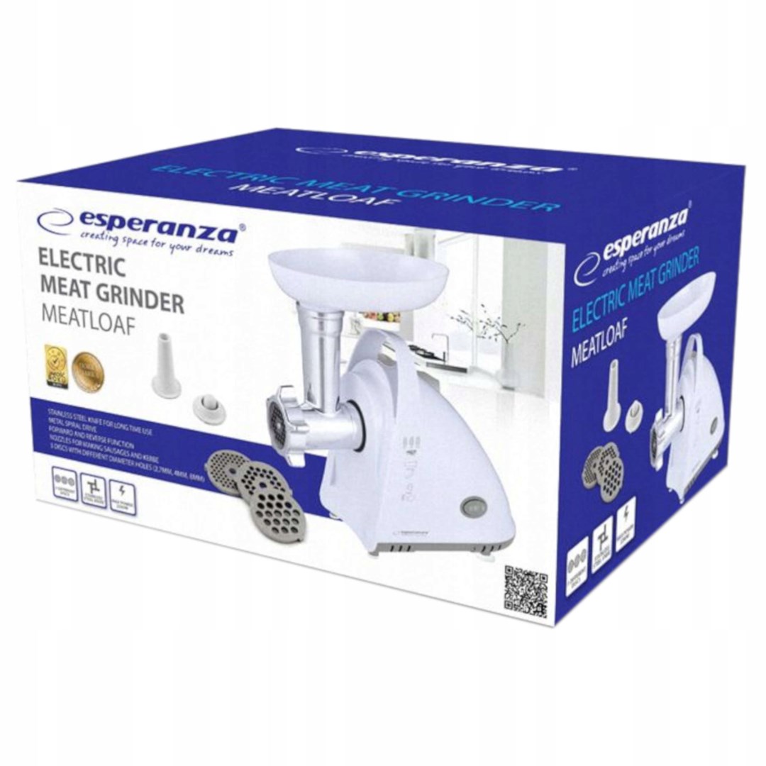 ESPERANZA EKM031 Meat grinder White 2200W ESPERANZA EKM031 Meat grinder White 2200W