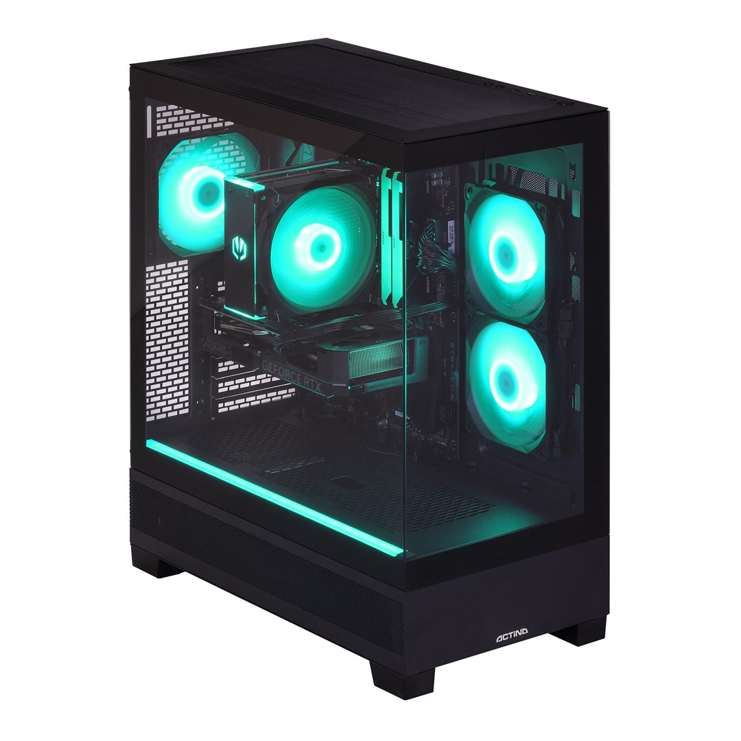 Actina 5901443421160 PC AMD Ryzen™ 7 8700F 32 GB DDR5-SDRAM 1 TB SSD NVIDIA GeForce RTX 5060 Midi Tower Black Actina 5901443421160 PC AMD Ryzen™ 7 8700F 32 GB DDR5-SDRAM 1 TB SSD NVIDIA GeForce RTX 5060 Midi Tower Black