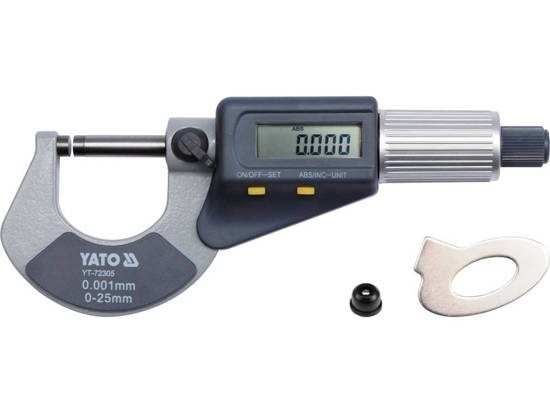Yato YT-72305 micrometer 2.5 cm Digital outside micrometer Yato YT-72305 micrometer 2.5 cm Digital outside micrometer