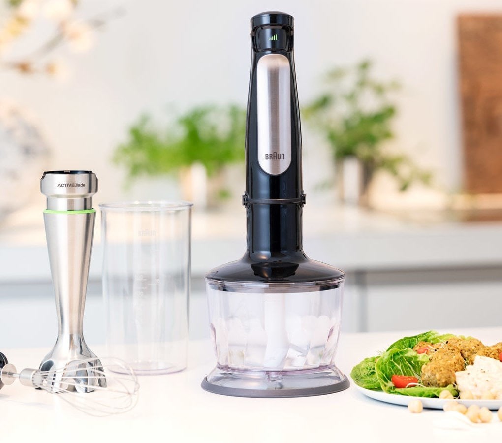 Braun MQ 7035X 0.6 L Immersion blender 1000 W Black, Satin steel Braun MQ 7035X 0.6 L Immersion blender 1000 W Black, Satin steel
