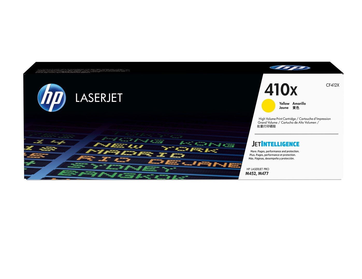 HP 410X High Yield Yellow Original LaserJet Toner Cartridge HP 410X High Yield Yellow Original LaserJet Toner Cartridge