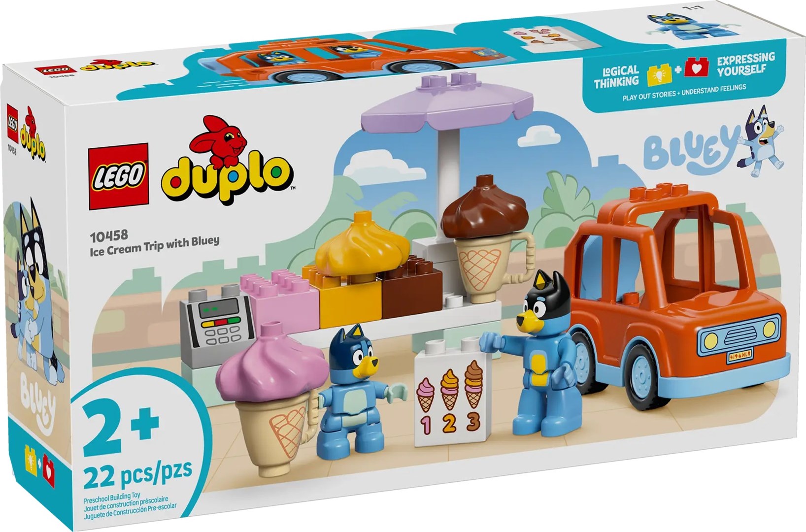 LEGO BLUEY 10458 Ice Cream Trip with Bluey LEGO BLUEY 10458 Ice Cream Trip with Bluey
