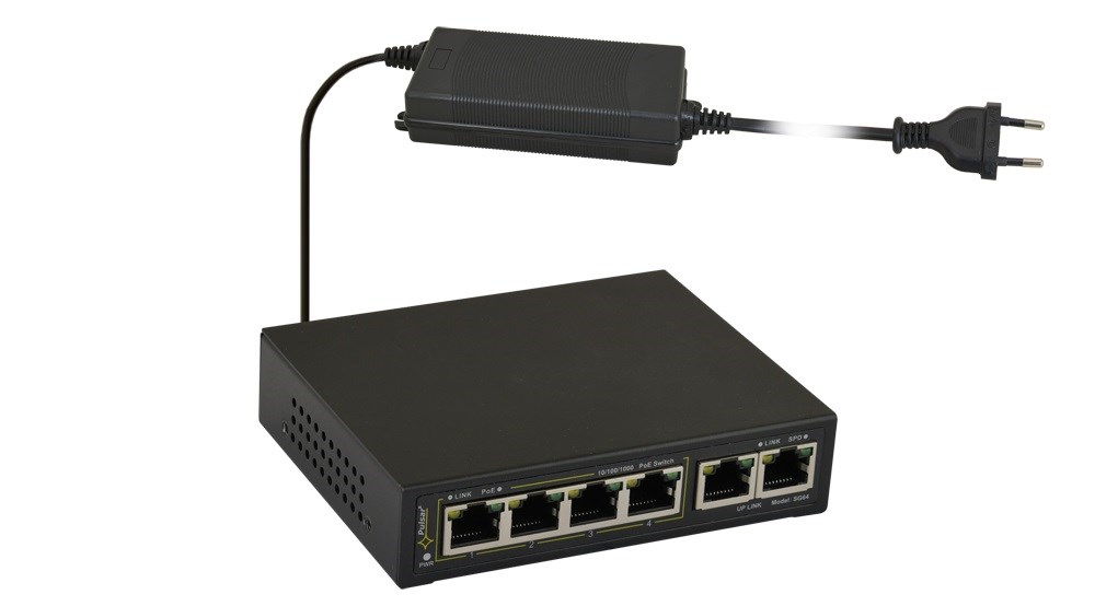 SWITCH GIGABIT POE 4+2 PULSAR SG64 SWITCH GIGABIT POE 4+2 PULSAR SG64