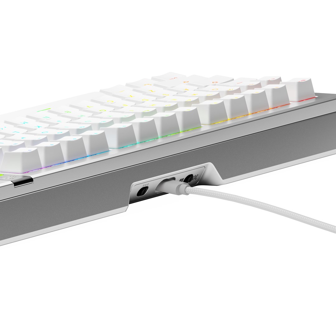 Glorious Gaming GMMK 3 PRO 75% Prebuilt Wired Silver - US Glorious Gaming GMMK 3 PRO 75% Prebuilt Wired Silver - US