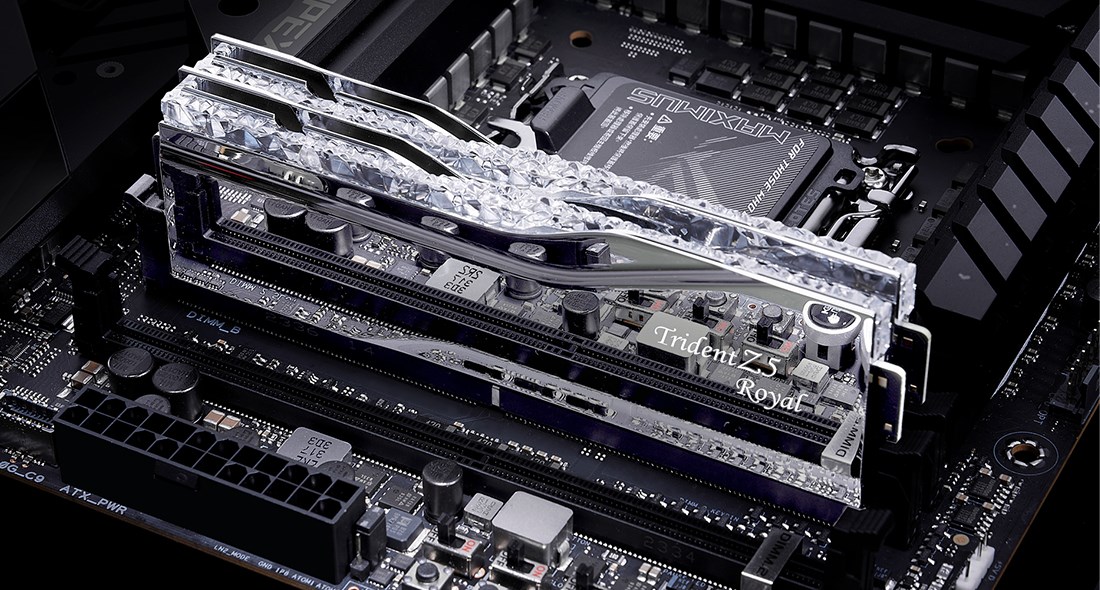 G.Skill Trident Z5 Royal F5-6000J2836G16GX2-TR5S memory module 32 GB 2 x 16 GB DDR5 G.Skill Trident Z5 Royal F5-6000J2836G16GX2-TR5S memory module 32 GB 2 x 16 GB DDR5