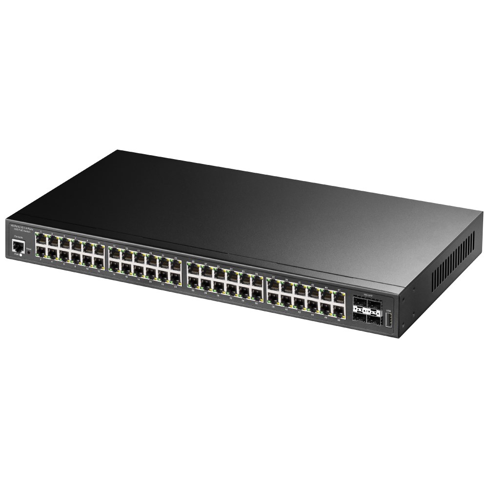 Cudy GS2048PS4 Managed L2 Gigabit Ethernet (10/100/1000) Power over Ethernet (PoE) Black Cudy GS2048PS4 Managed L2 Gigabit Ethernet (10/100/1000) Power over Ethernet (PoE) Black
