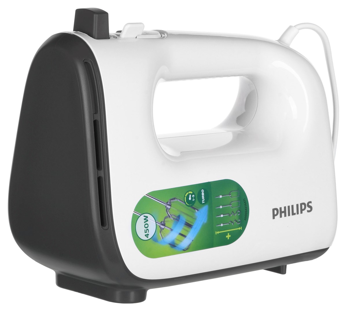 Philips 5000 series HR3741/00 mixer Hand mixer 450 W White Philips 5000 series HR3741/00 mixer Hand mixer 450 W White