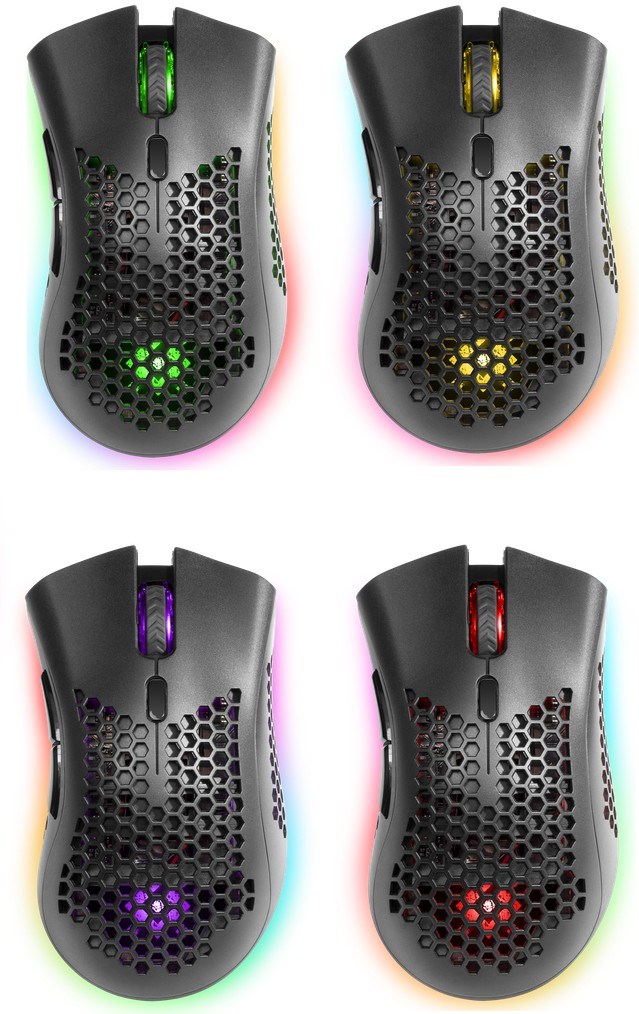 Defender GM-709L Warlock 52709 Wireless mouse for gamers with RGB backlighting Defender GM-709L Warlock 52709 Wireless mouse for gamers with RGB backlighting
