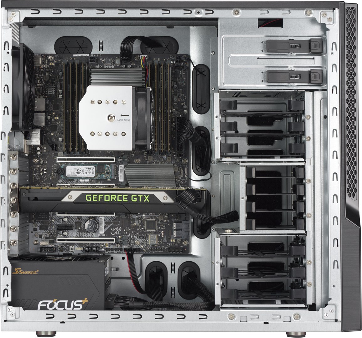 Supermicro Mid-Tower 4x2.5" fixed drive 750W Supermicro Mid-Tower 4x2.5" fixed drive 750W