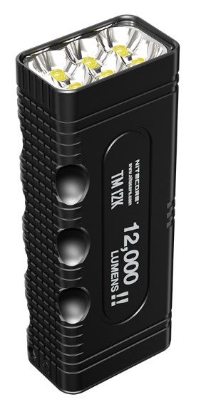 Nitecore TM12K flashlight Black Tactical flashlight LED Nitecore TM12K flashlight Black Tactical flashlight LED