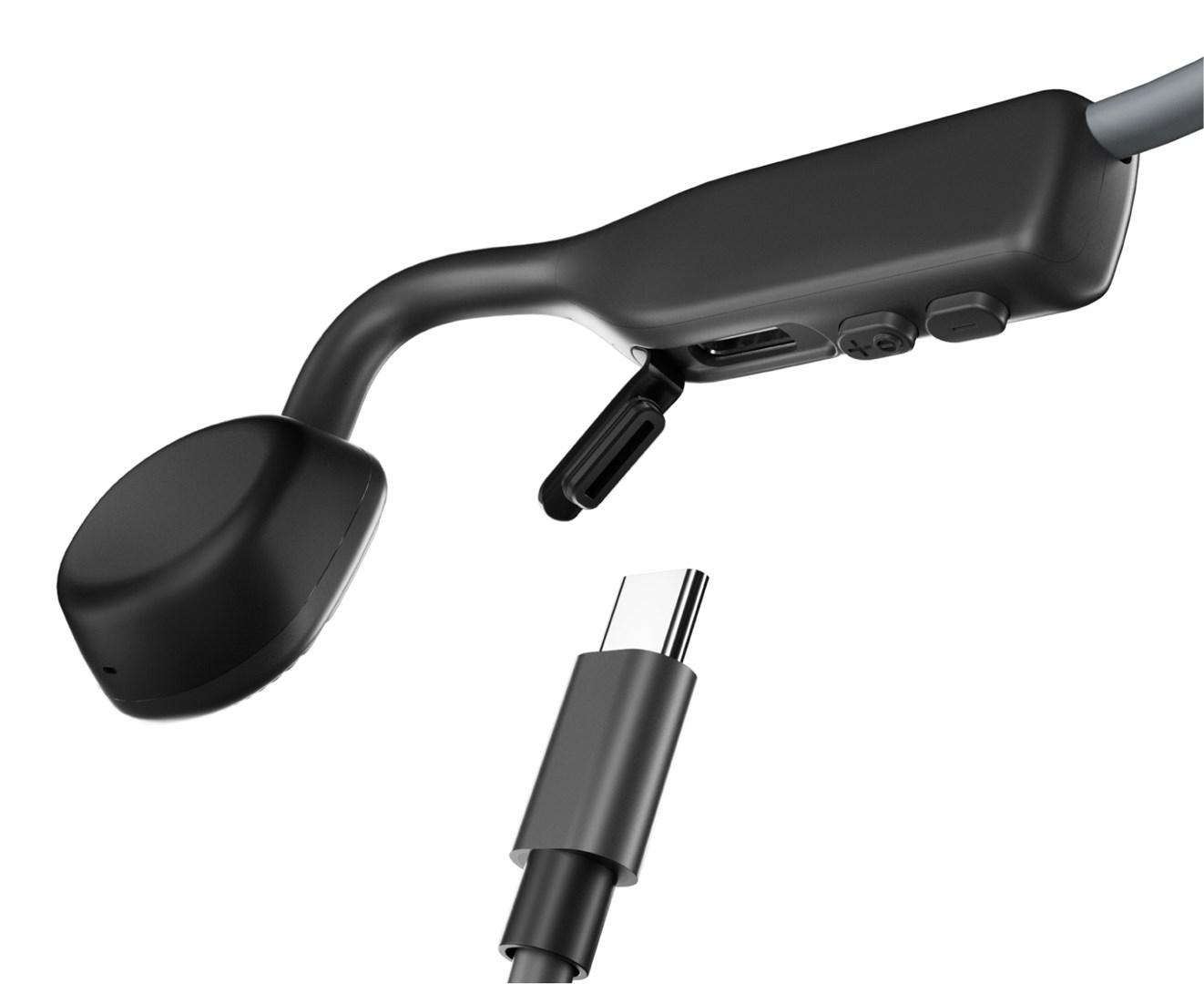 SHOKZ OpenMove Headphones Wireless Neck-band Sports Bluetooth Grey SHOKZ OpenMove Headphones Wireless Neck-band Sports Bluetooth Grey