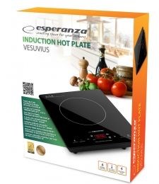 Esperanza EKH009 hob Black Countertop 28 cm Zone induction hob 1 zone(s) Esperanza EKH009 hob Black Countertop 28 cm Zone induction hob 1 zone(s)