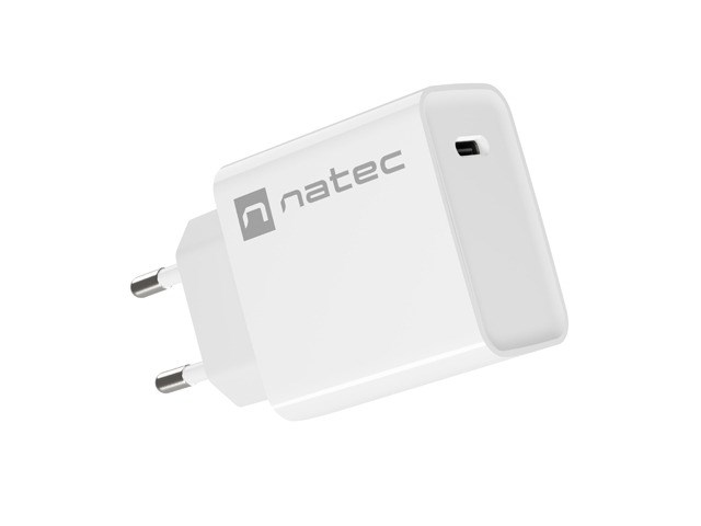 NATEC NETWORK CHARGER RIBERA USB-C 20W PD WHITE NATEC NETWORK CHARGER RIBERA USB-C 20W PD WHITE