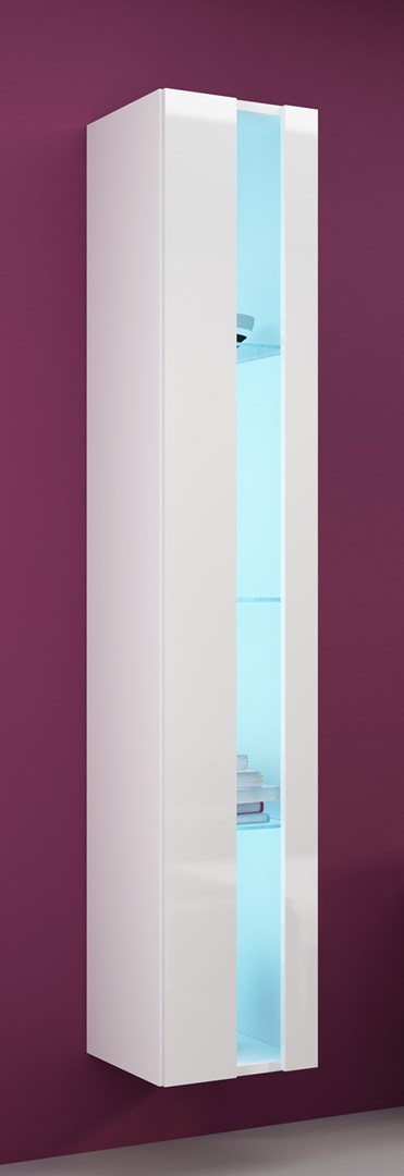 Cama Living room cabinet set VIGO NEW 12 white/white gloss Cama Living room cabinet set VIGO NEW 12 white/white gloss