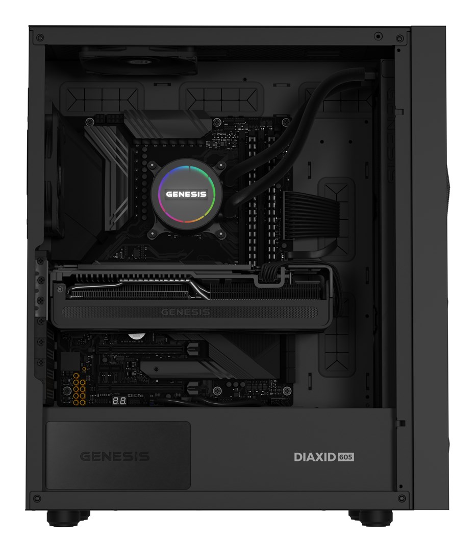 GENESIS NLG-2320 computer cooling system Computer case Liquid cooling kit Black GENESIS NLG-2320 computer cooling system Computer case Liquid cooling kit Black