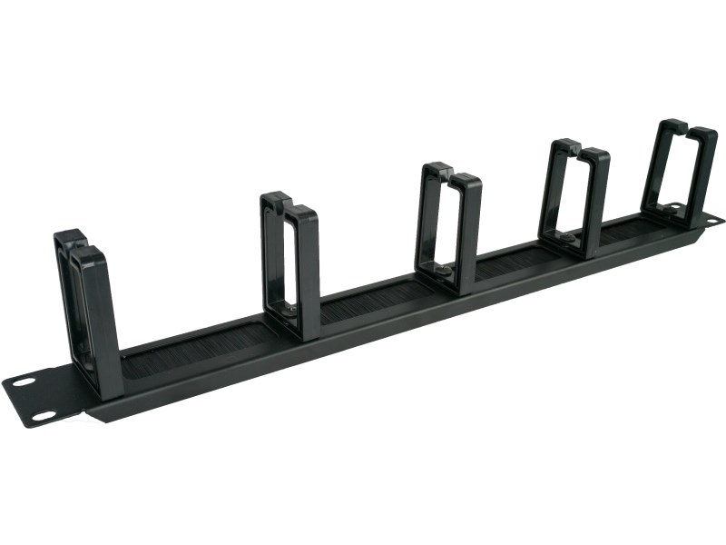 Alantec PK048 1U 19" cable organizer with brushed grommet, 5 plastic holders Alantec PK048 1U 19" cable organizer with brushed grommet, 5 plastic holders