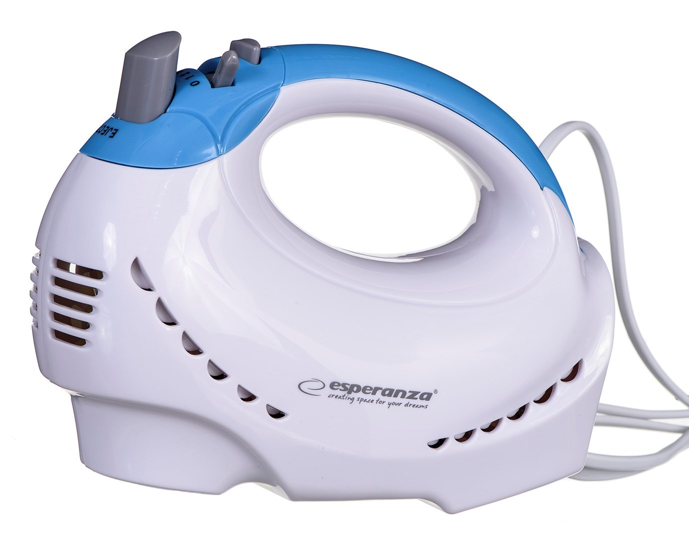 Esperanza EKM010 mixer Hand mixer 300 W Light Blue, White Esperanza EKM010 mixer Hand mixer 300 W Light Blue, White
