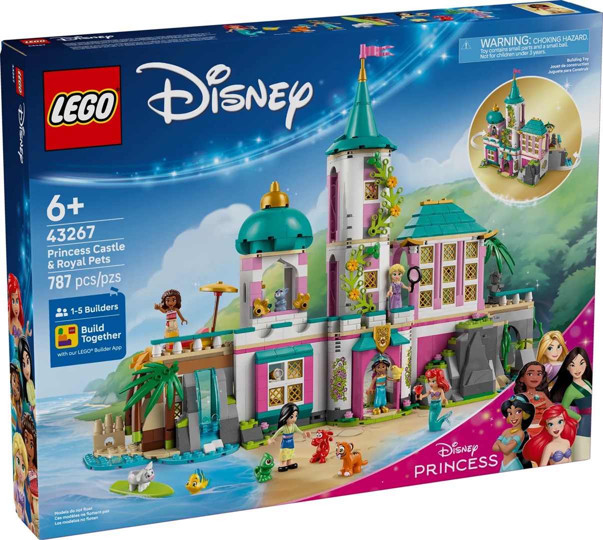 LEGO DISNEY 43267 Princes Castle and Royal Pets LEGO DISNEY 43267 Princes Castle and Royal Pets