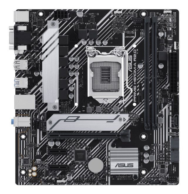 ASUS PRIME H510M-A R2.0 Intel H510 LGA 1200 (Socket H5) micro ATX motherboard ASUS PRIME H510M-A R2.0 Intel H510 LGA 1200 (Socket H5) micro ATX motherboard