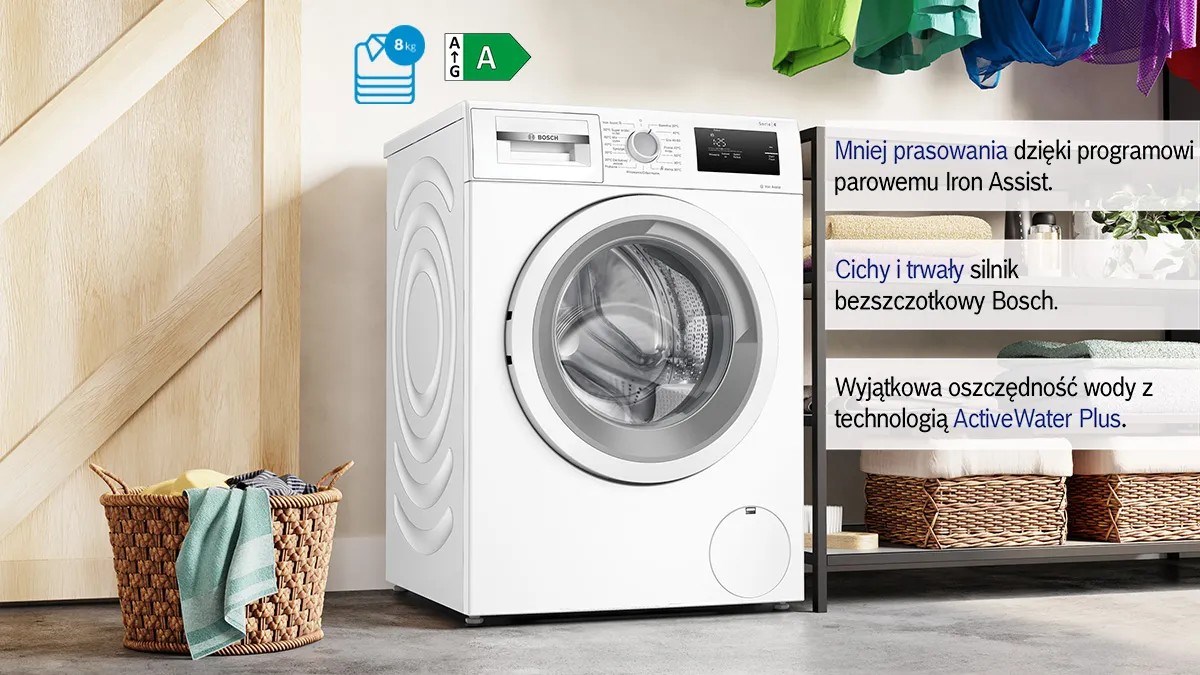 BOSCH WAN2405MPL 8kg 1200 rpm – washing machine BOSCH WAN2405MPL 8kg 1200 rpm – washing machine