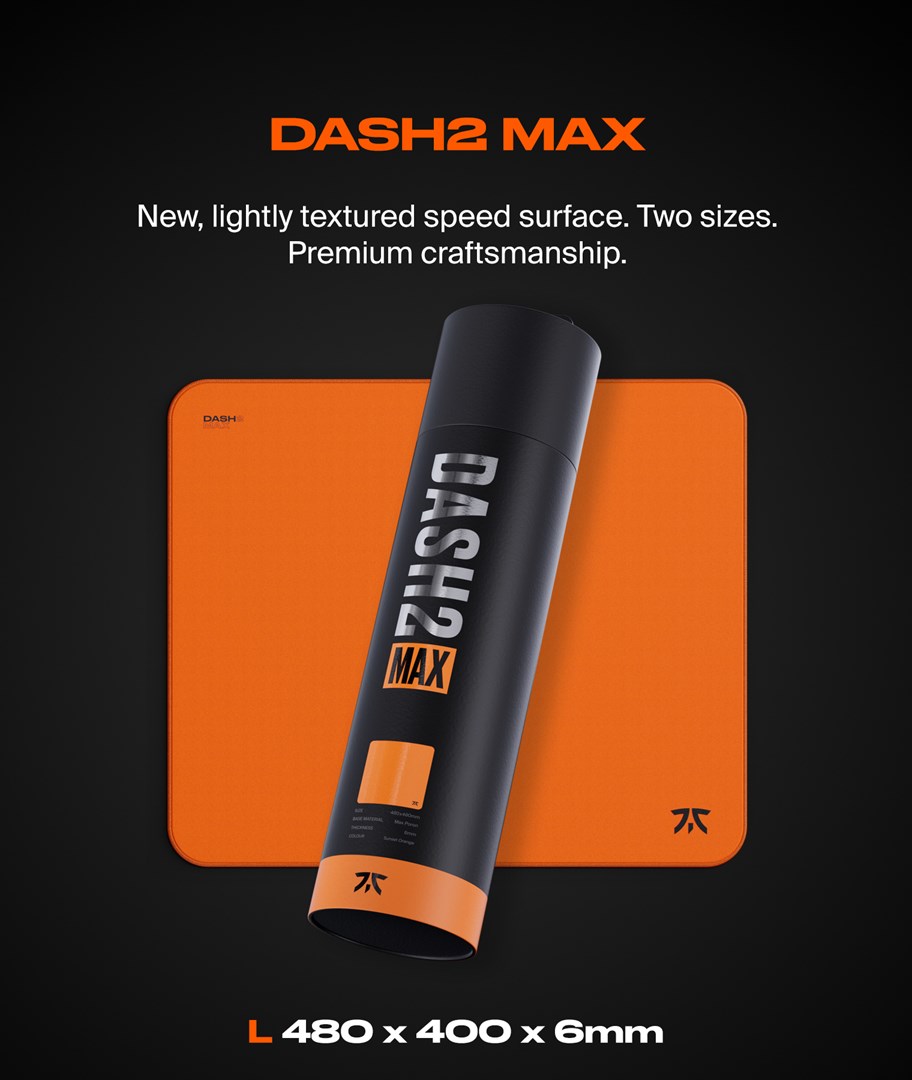 Fnatic DASH2 MAX Gaming Mouse Pad - Size L Fnatic DASH2 MAX Gaming Mouse Pad - Size L
