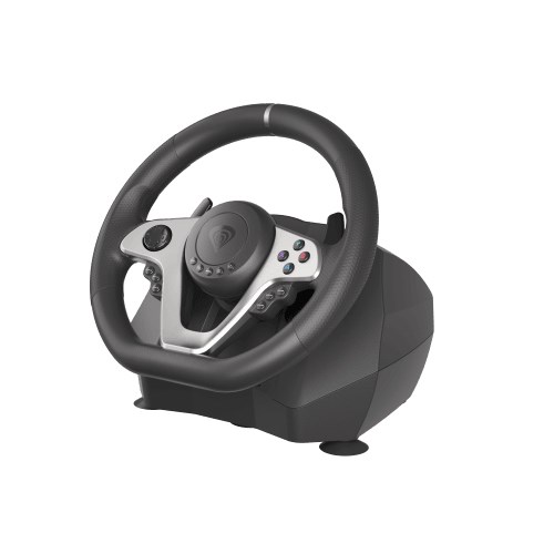 GENESIS Seaborg 400 Black, Silver USB Steering wheel + Pedals Nintendo Switch, PC, PlayStation 4, Playstation 3, Xbox 360, Xbox One, Xbox One S, Xbox One X GENESIS Seaborg 400 Black, Silver USB Steering wheel + Pedals Nintendo Switch, PC, PlayStation 4, Playstation 3, Xbox 360, Xbox One, Xbox One S, Xbox One X