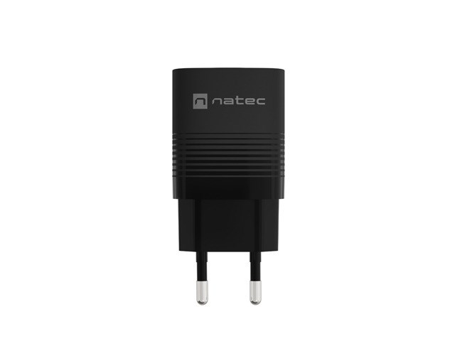 NATEC RIBERA GAN CHARGER 1X USB-A + 1X USB-C 30W BLACK NATEC RIBERA GAN CHARGER 1X USB-A + 1X USB-C 30W BLACK