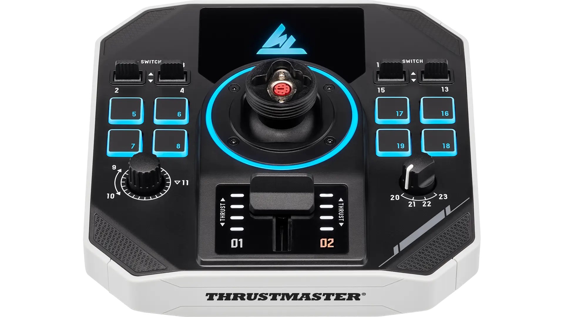 Thrustmaster Sol-R 2 HOSAS Space Sim Duo Black, White USB Flightstick Analogue / Digital PC Thrustmaster Sol-R 2 HOSAS Space Sim Duo Black, White USB Flightstick Analogue / Digital PC