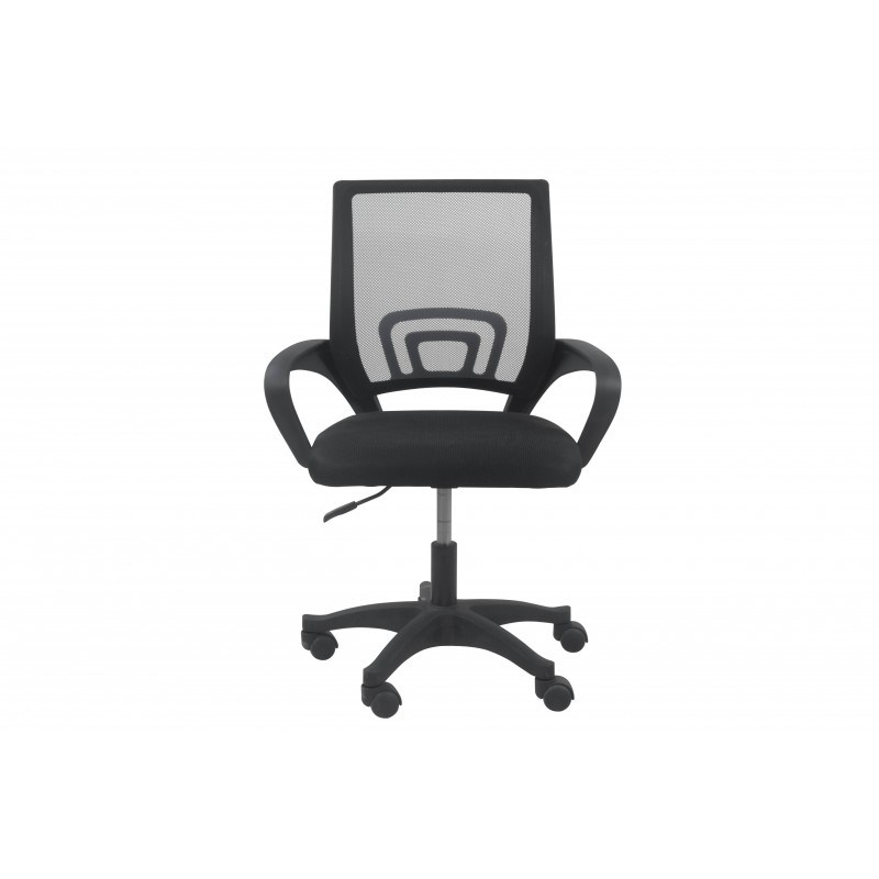 Topeshop FOTEL MORIS CZERŃ office/computer chair Padded seat Mesh backrest Topeshop FOTEL MORIS CZERŃ office/computer chair Padded seat Mesh backrest
