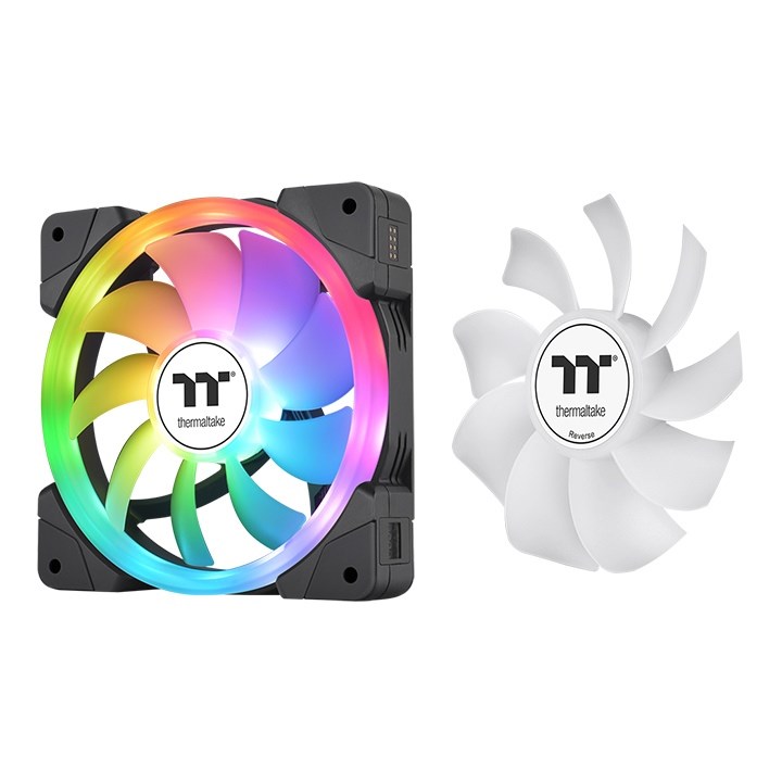 Thermaltake SWAFAN EX12 ARGB Computer case Air cooler 12 cm White 3 pc(s) Thermaltake SWAFAN EX12 ARGB Computer case Air cooler 12 cm White 3 pc(s)
