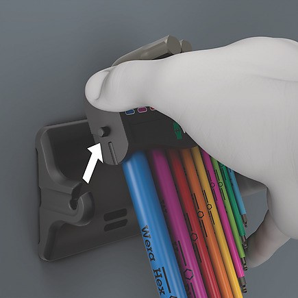 Wera 05133165001 hex key L-shaped hex key set Metric 9 pc(s) Wera 05133165001 hex key L-shaped hex key set Metric 9 pc(s)