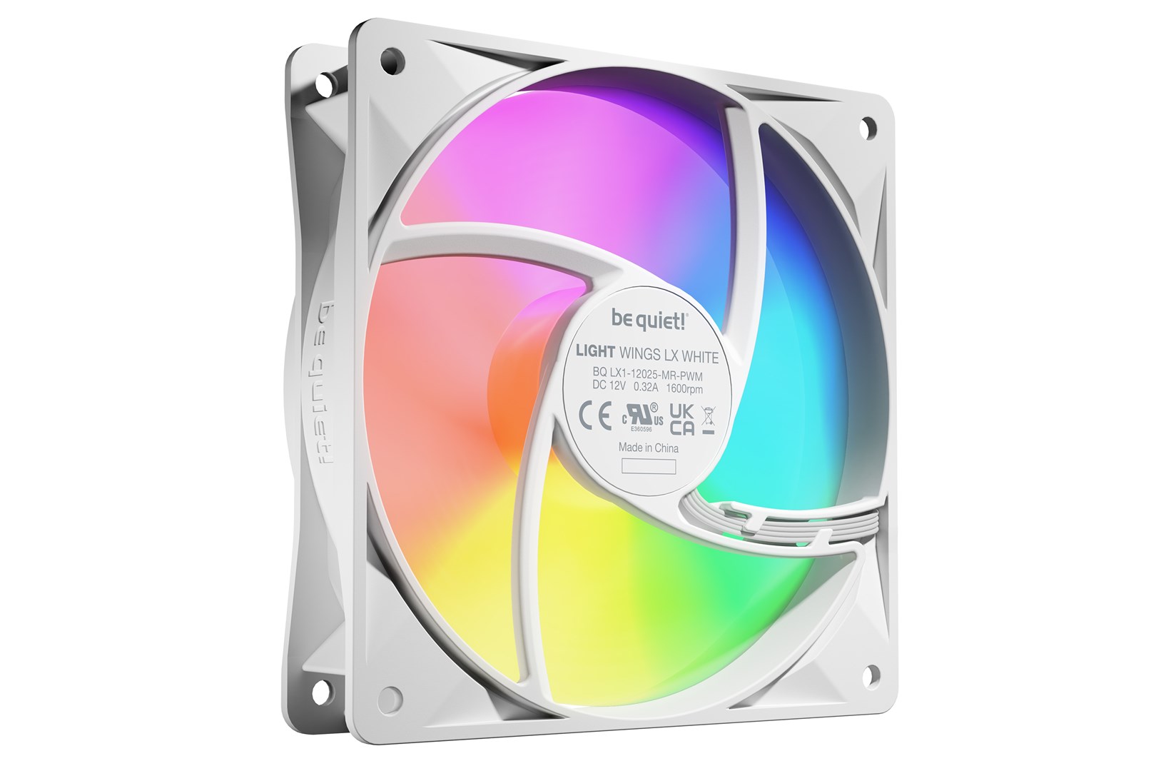 be quiet! LIGHT WINGS LX 120mm PWM 3-Pack White Computer case Fan 12 cm 3 pc(s) be quiet! LIGHT WINGS LX 120mm PWM 3-Pack White Computer case Fan 12 cm 3 pc(s)