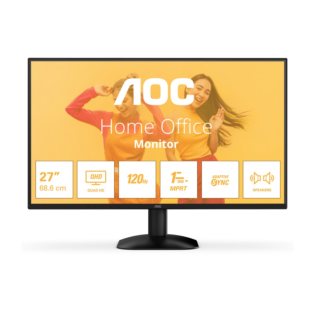 AOC B3 Q27B35S3 computer monitor 68.6 cm (27") 2560 x 1440 pixels Quad HD LED Black AOC B3 Q27B35S3 computer monitor 68.6 cm (27") 2560 x 1440 pixels Quad HD LED Black