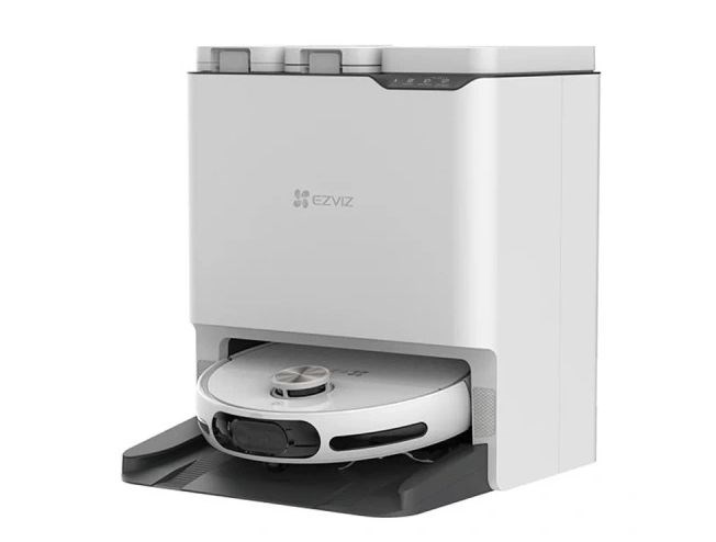 Ezviz RS20 Max 0.35 L Bagless Cleaning Robot, White Ezviz RS20 Max 0.35 L Bagless Cleaning Robot, White
