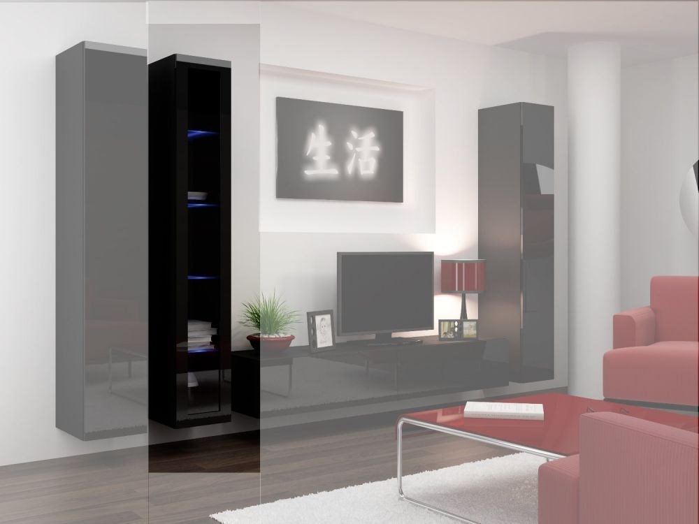 Cama Glass-case VIGO '180' 180/40/30 black/black gloss Cama Glass-case VIGO '180' 180/40/30 black/black gloss