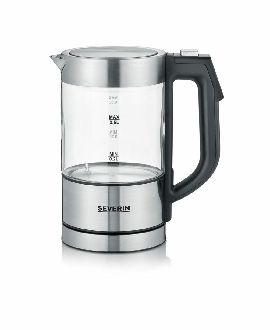 Severin WK 3458 electric kettle 0.5 L 1100 W Black, Transparent Severin WK 3458 electric kettle 0.5 L 1100 W Black, Transparent