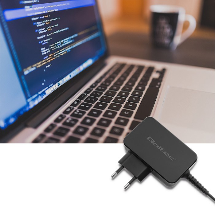 Qoltec 52414 Universal power adapter 65W | +10 plugins Qoltec 52414 Universal power adapter 65W | +10 plugins