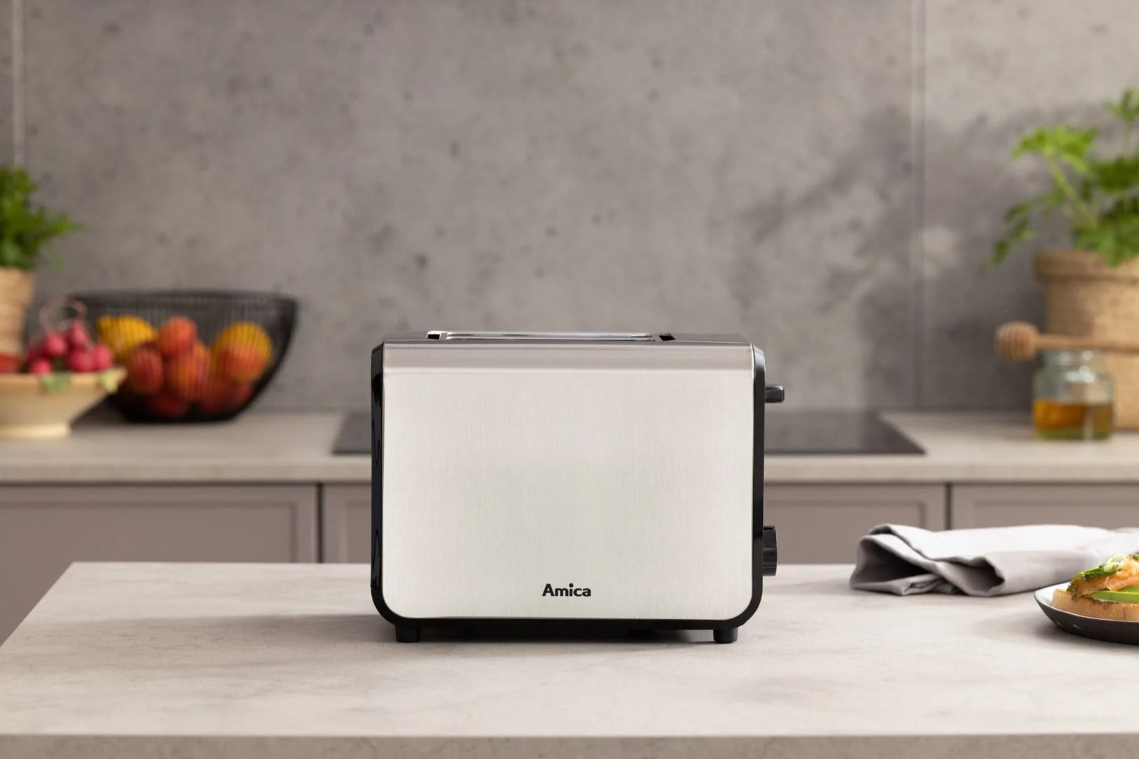 Amica TM 3030 Toaster Inox - 1193898 Amica TM 3030 Toaster Inox - 1193898